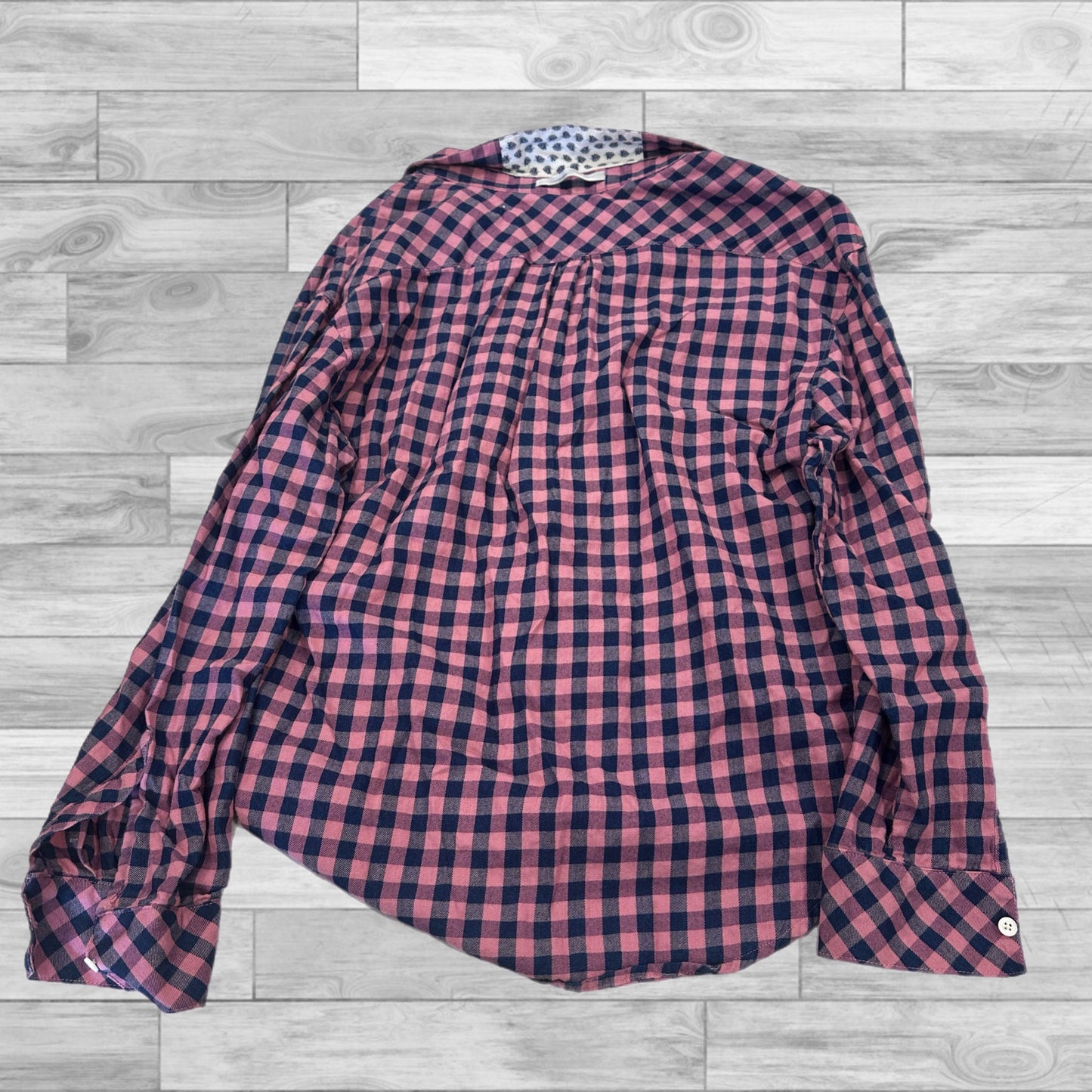 Top Long Sleeve By Tommy Bahama In Checkered Pattern, Size: S