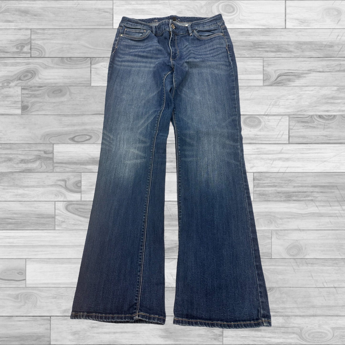 Jeans Boot Cut By White House Black Market In Blue Denim, Size: 10