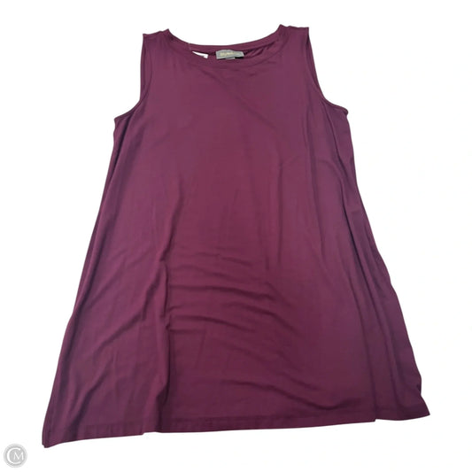 Top Sleeveless By Style And Company In Purple, Size: S