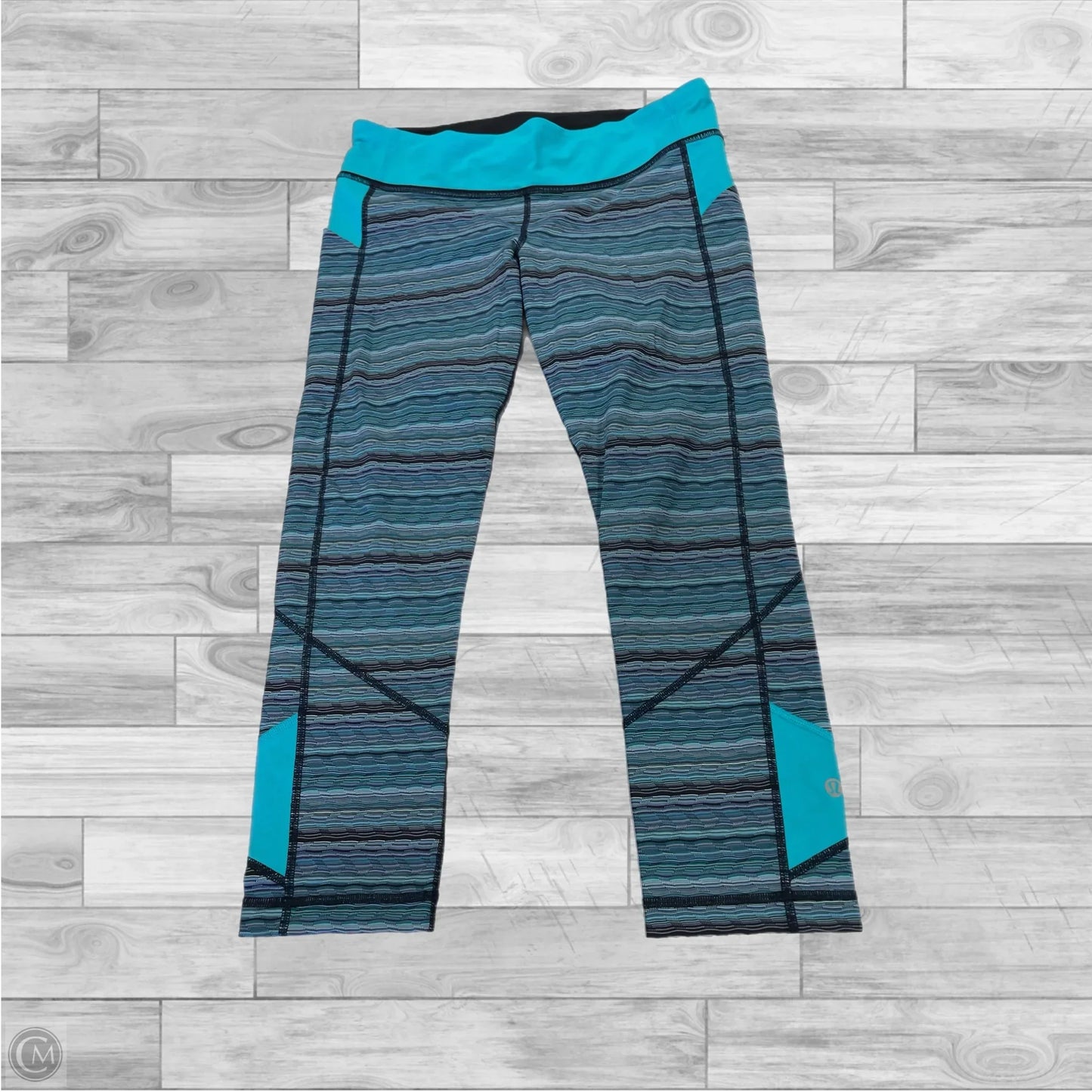 Athletic Leggings By Lululemon In Blue, Size: 10