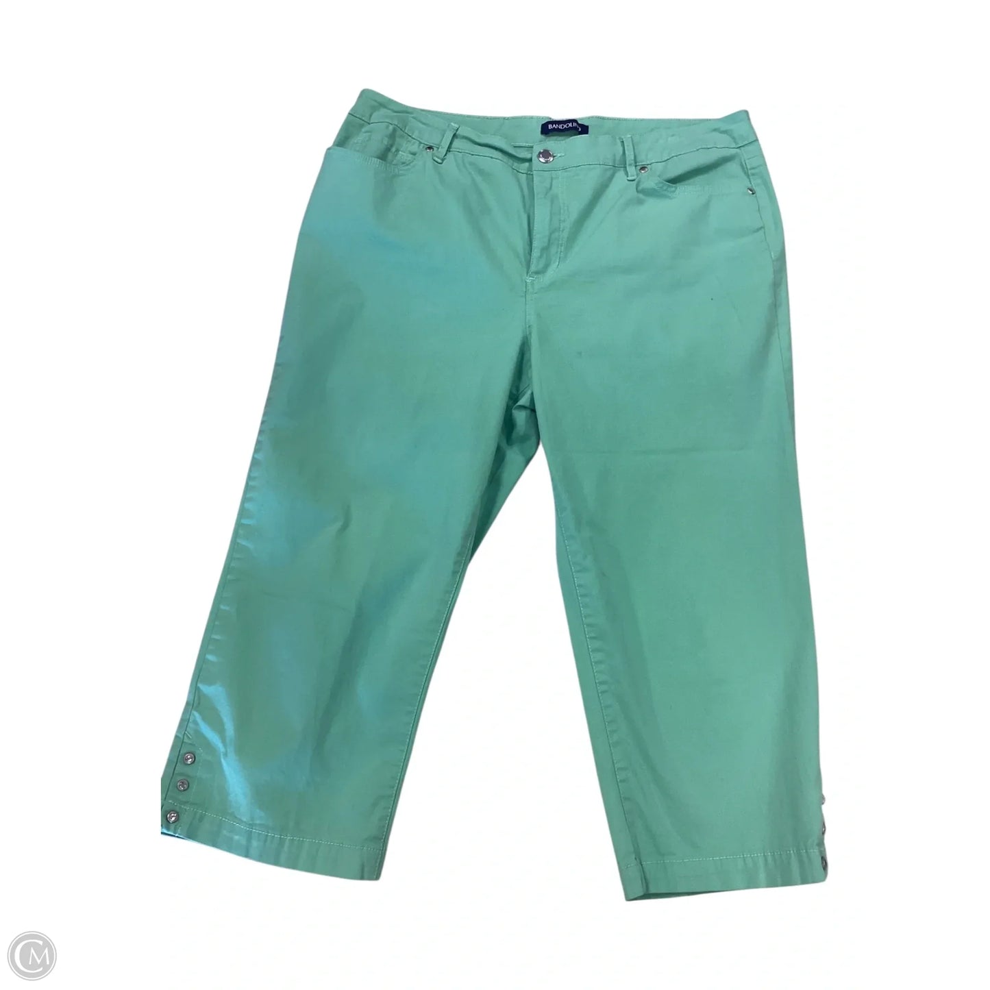 Capris By Bandolino In Green, Size: 14