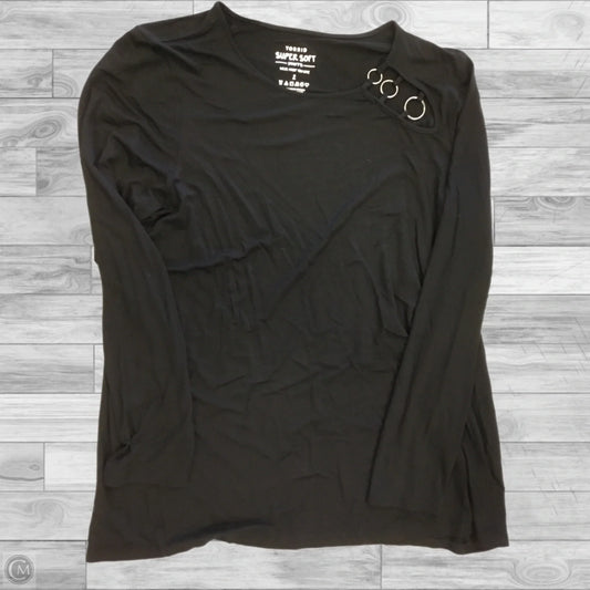 Top Long Sleeve By Torrid In Black, Size: 2x