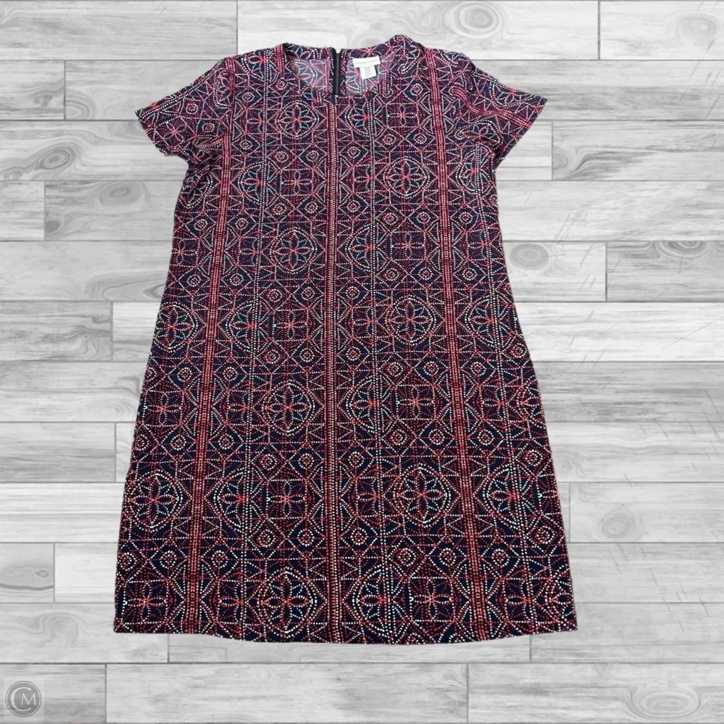 Dress Casual Short By Adrienne Vittadini In Multi-colored, Size: 10