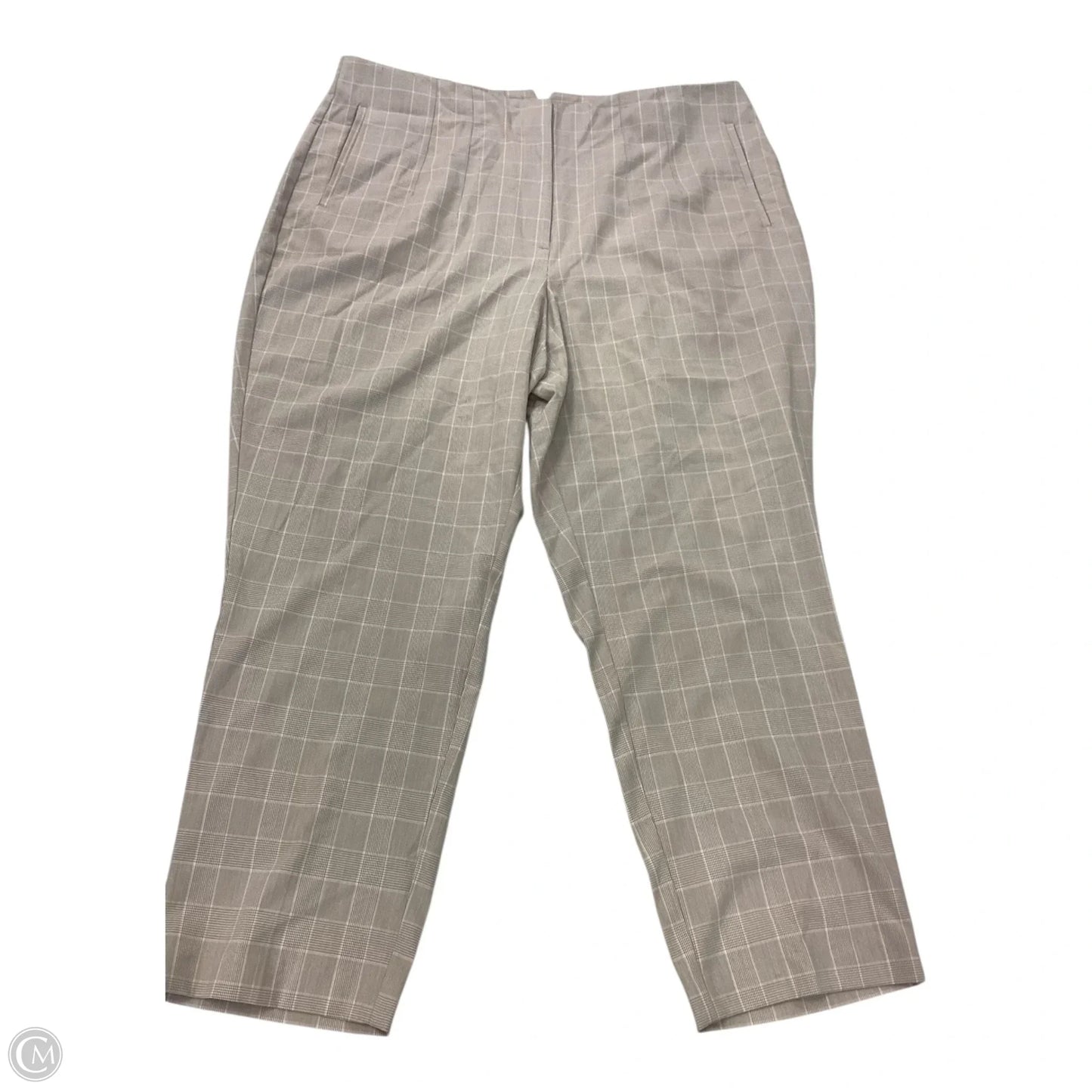 Pants Dress By Nine West In Plaid Pattern, Size: 18