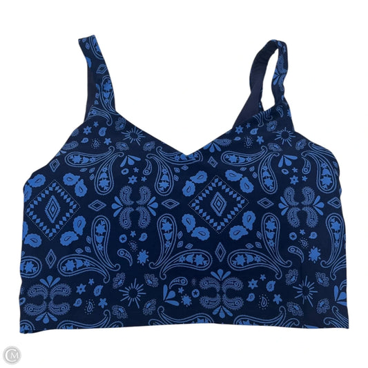 Athletic Bra By Aerie In Blue, Size: Xl