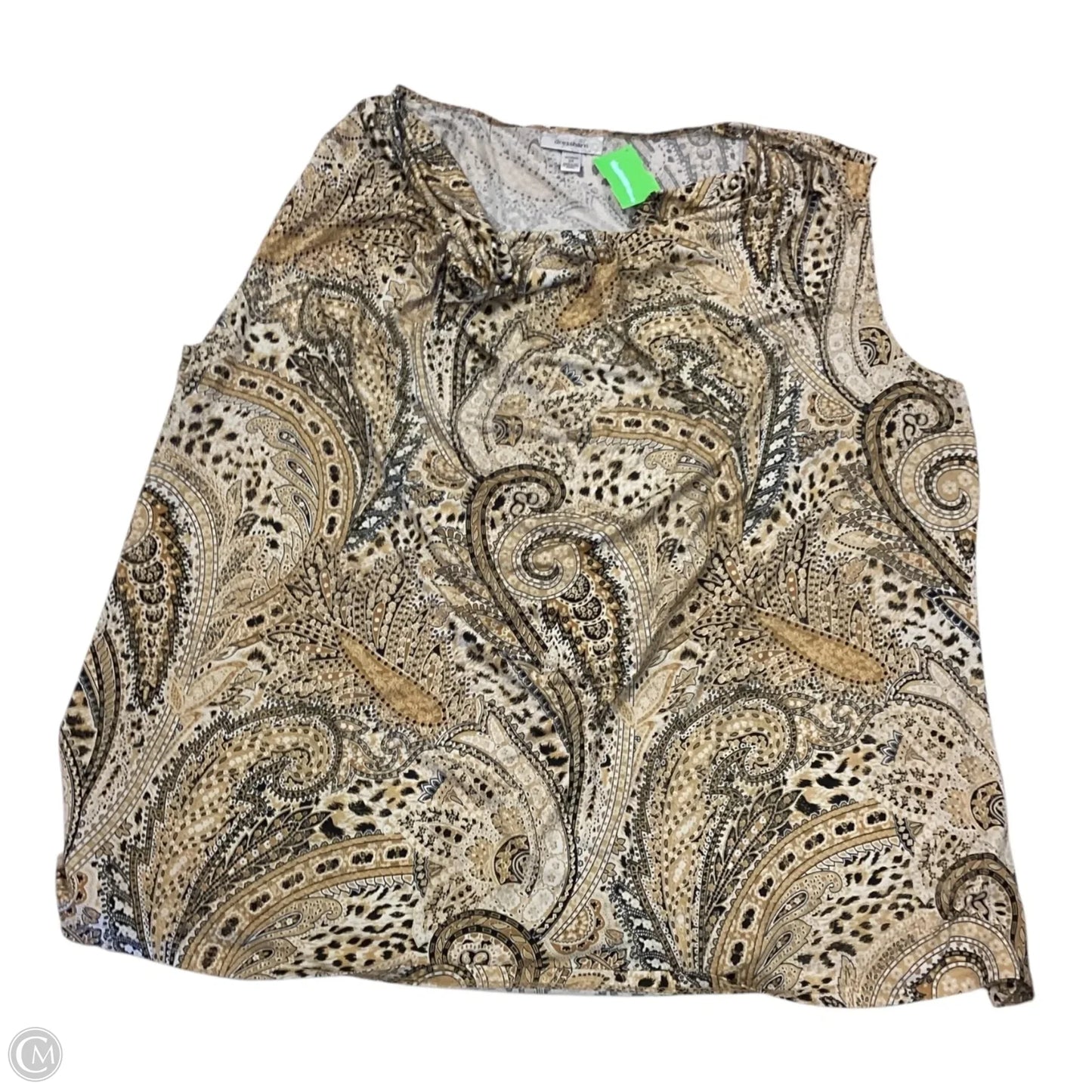 Top Sleeveless By Dressbarn In Multi-colored, Size: 3x