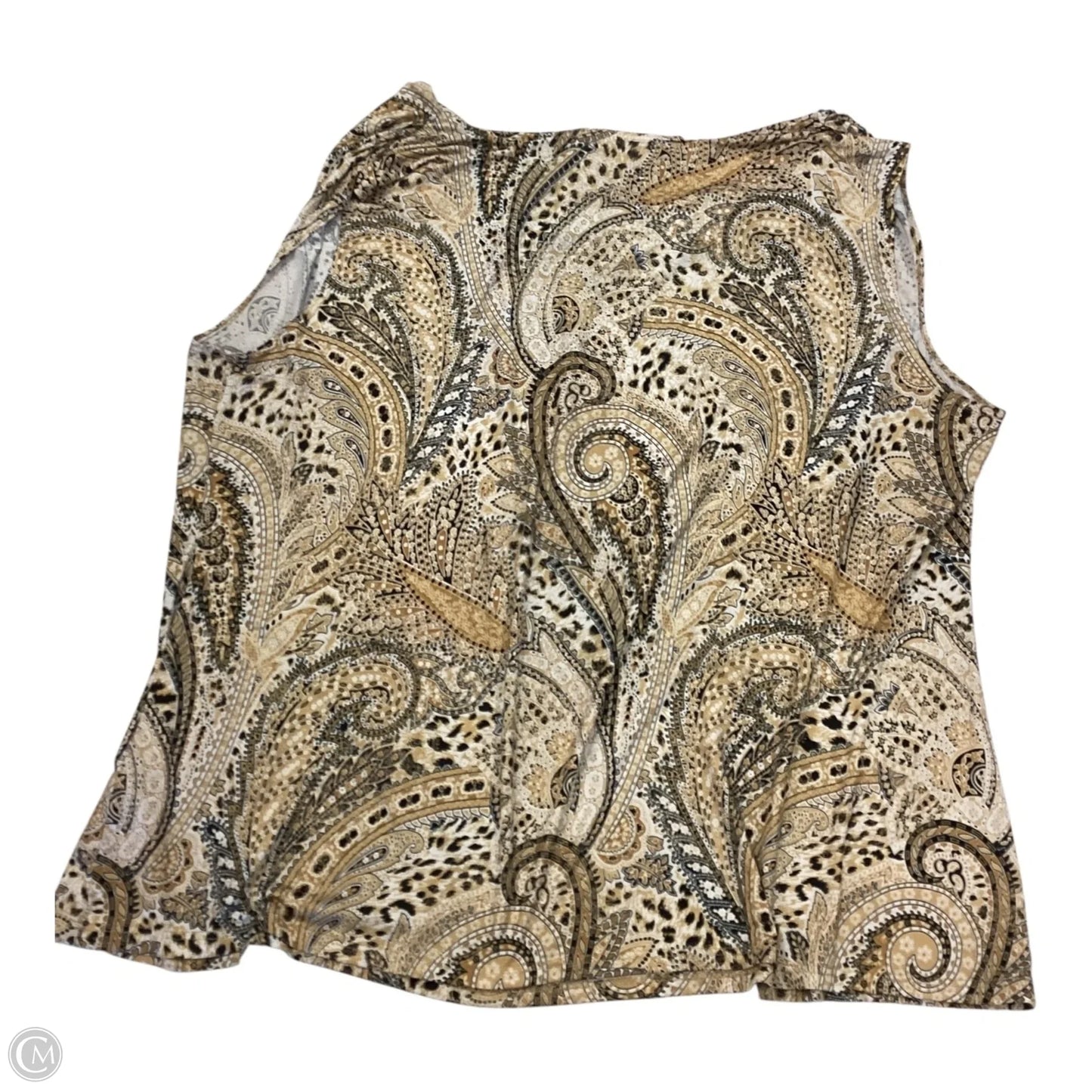 Top Sleeveless By Dressbarn In Multi-colored, Size: 3x