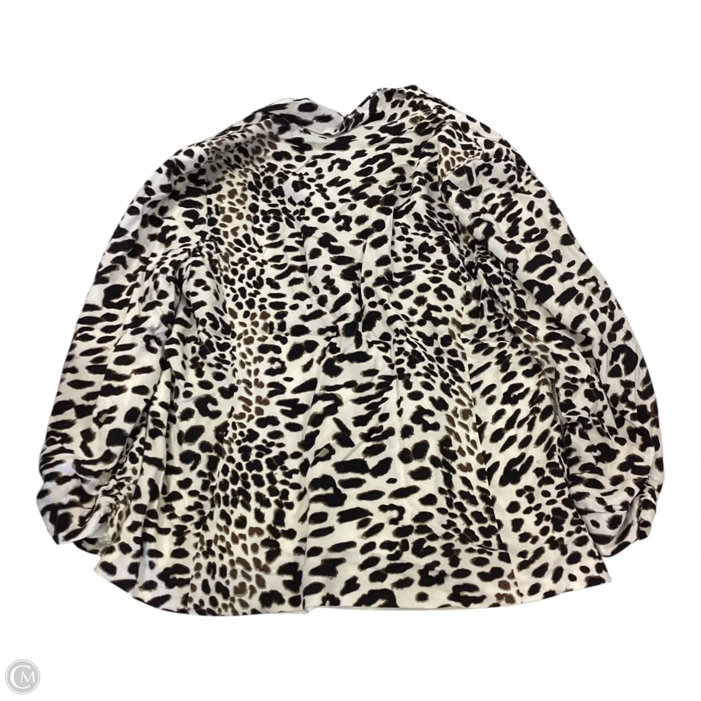 Blazer By Chicos In Animal Print, Size: L