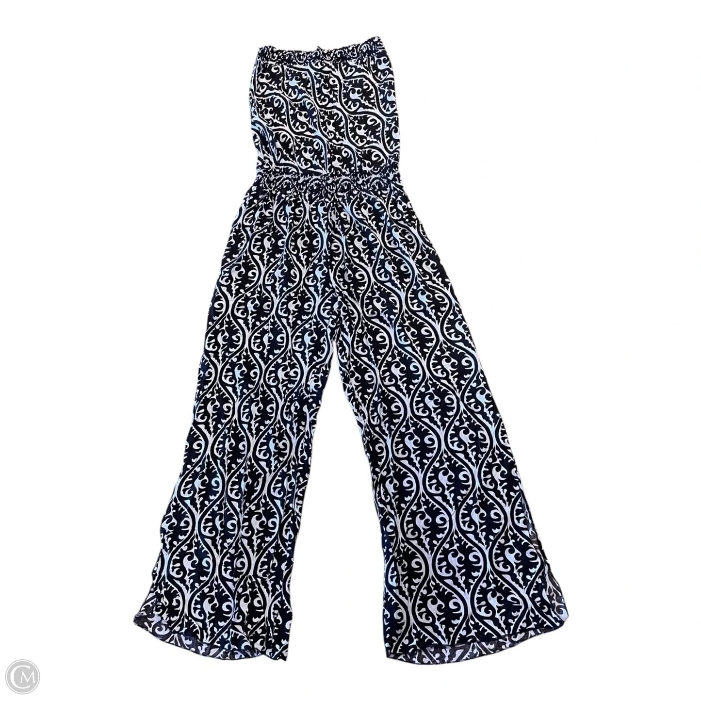 Jumpsuit By Clothes Mentor In Black & White, Size: S