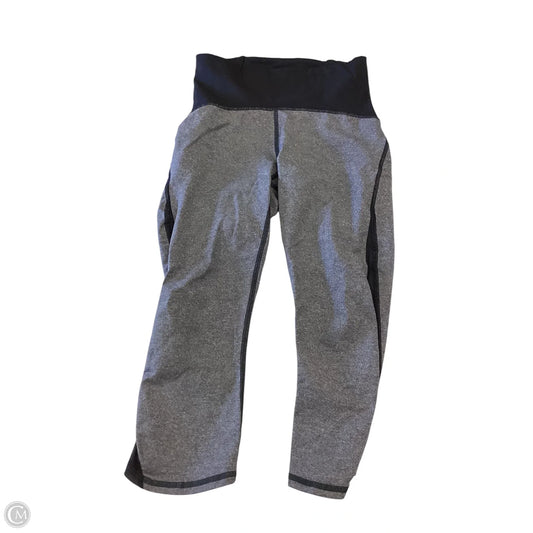 Athletic Capris By Lululemon In Grey, Size: 4