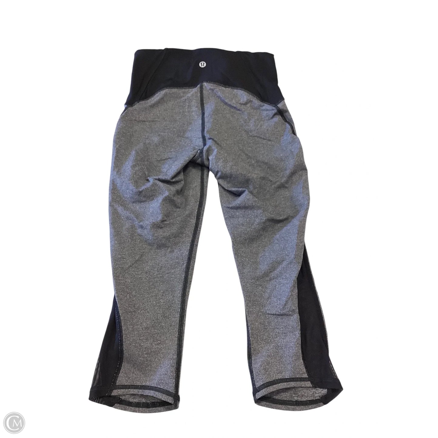 Athletic Capris By Lululemon In Grey, Size: 4