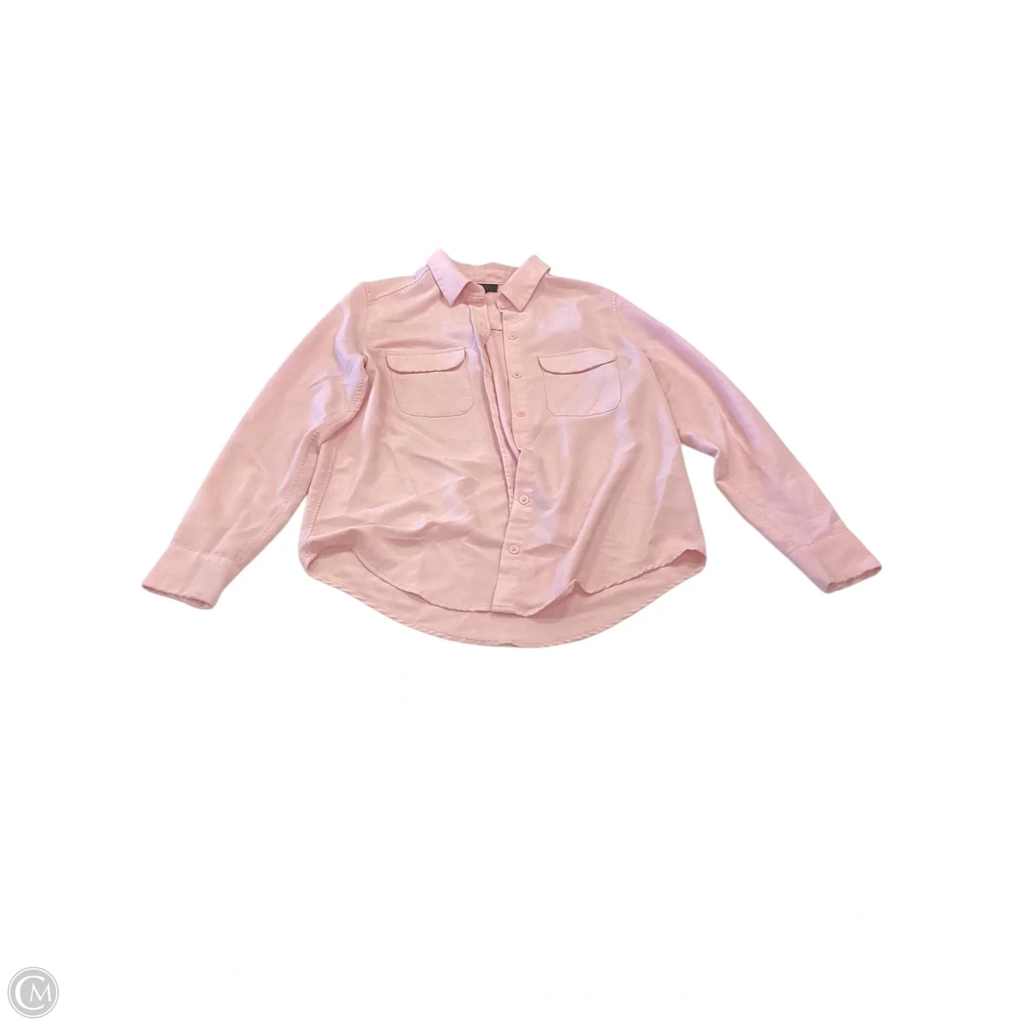 Top Long Sleeve By Alfani In Pink, Size: S