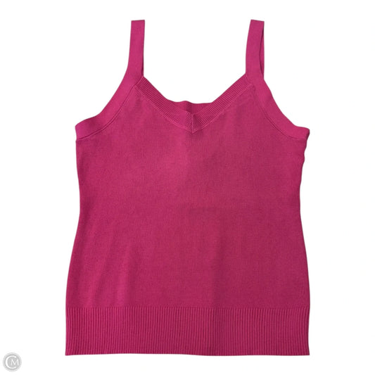 Tank Top By Skies Are Blue In Pink, Size: M