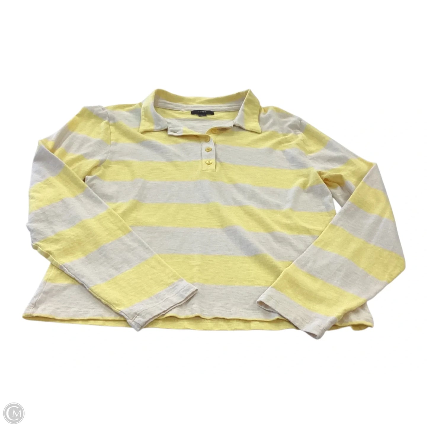 Top Long Sleeve By J. Crew In Striped Pattern, Size: L