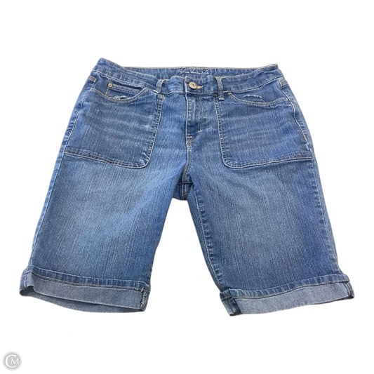 Shorts By Gloria Vanderbilt In Blue Denim, Size: 10