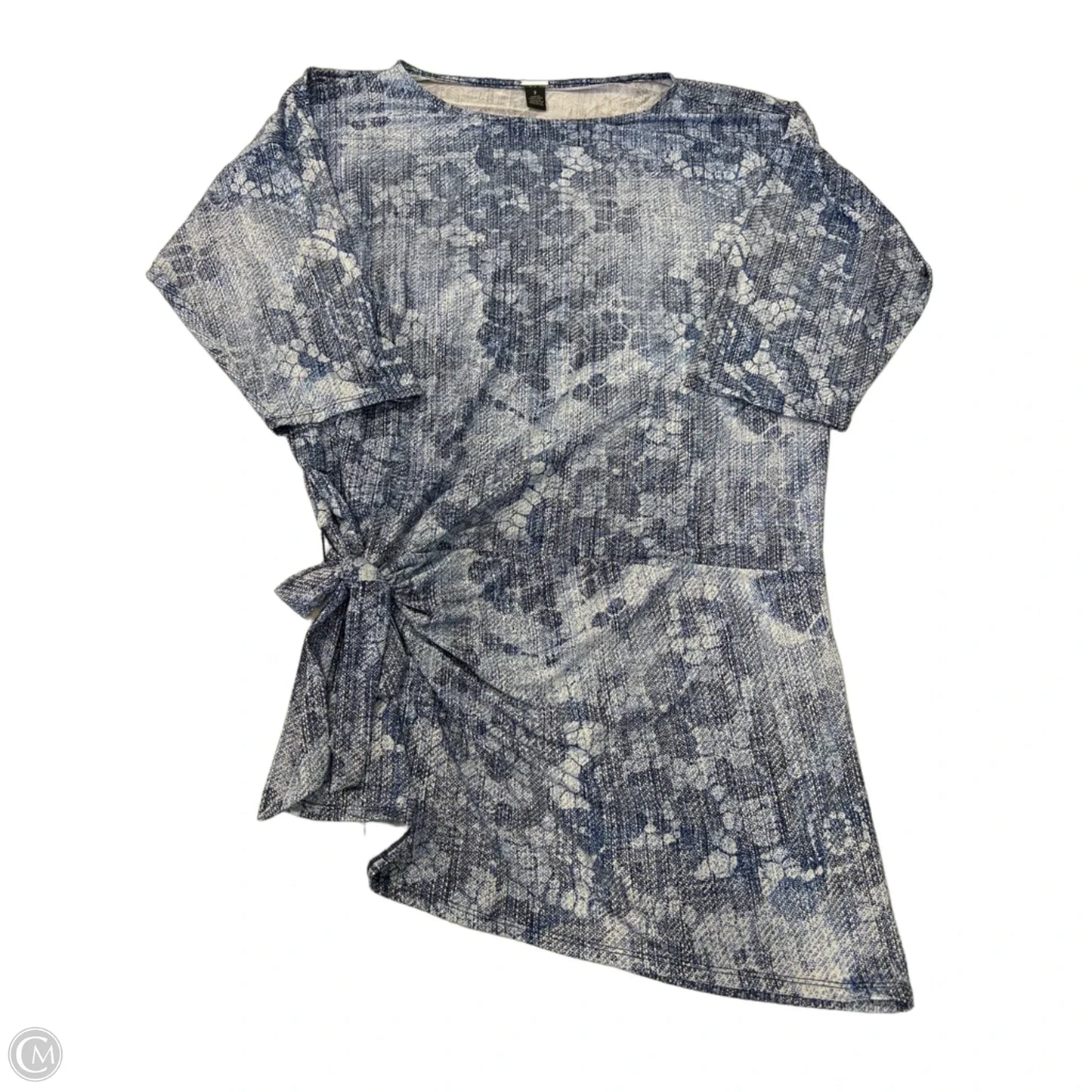 Tunic 3/4 Sleeve By Chicos In Blue, Size: L