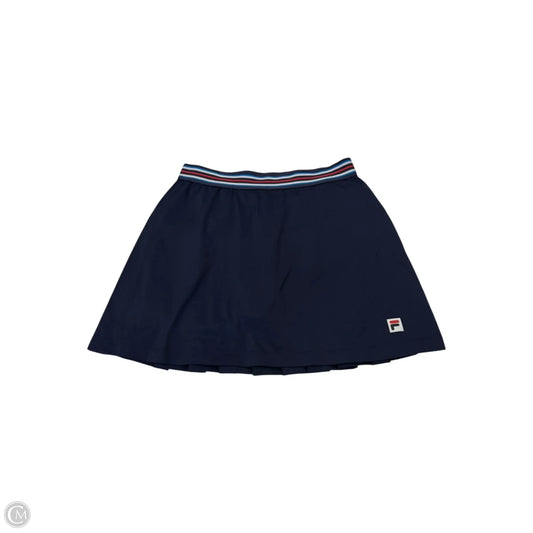 Athletic Skort By Fila In Navy, Size: S
