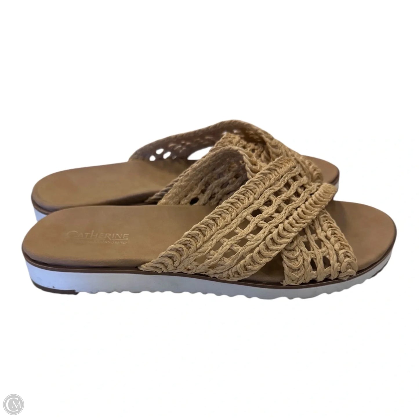 Sandals Flats By Catherine Malandrino In Tan, Size: 8