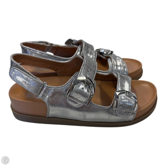 Sandals Flats By Dolce Vita In Silver, Size: 7