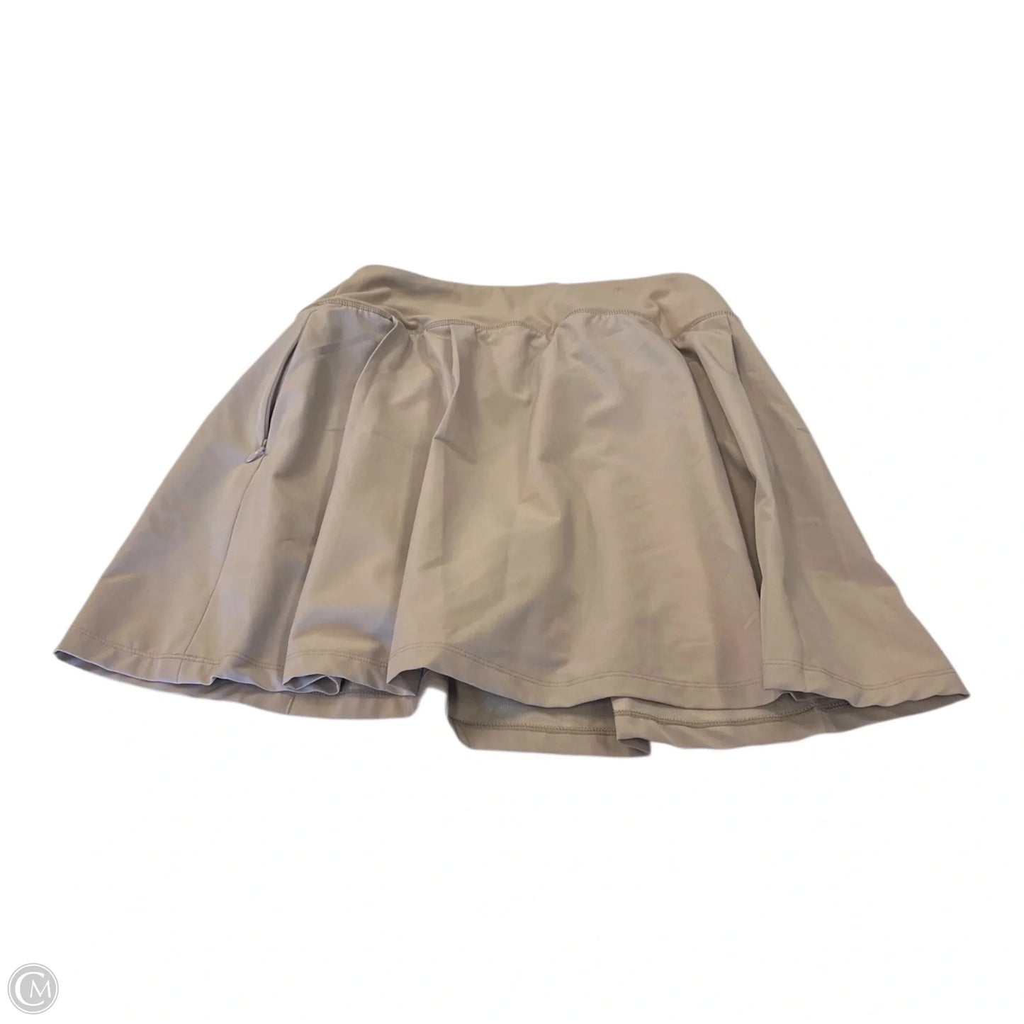 Athletic Skort By Tek Gear In Tan, Size: M