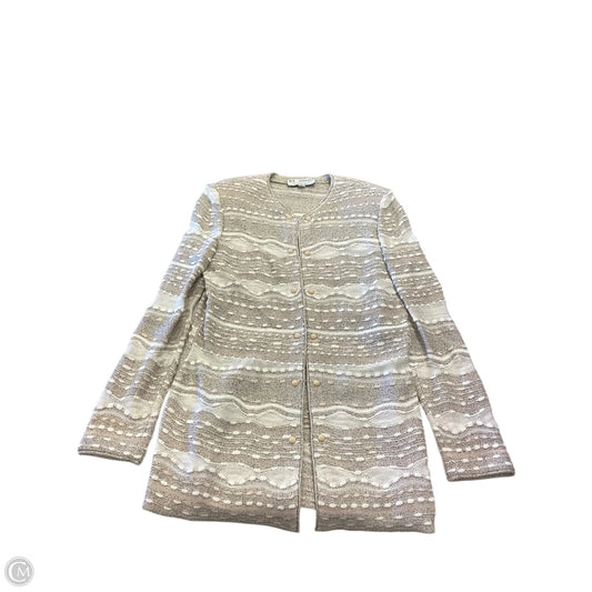 Jacket Luxury Designer By St John Collection In Tan, Size: M