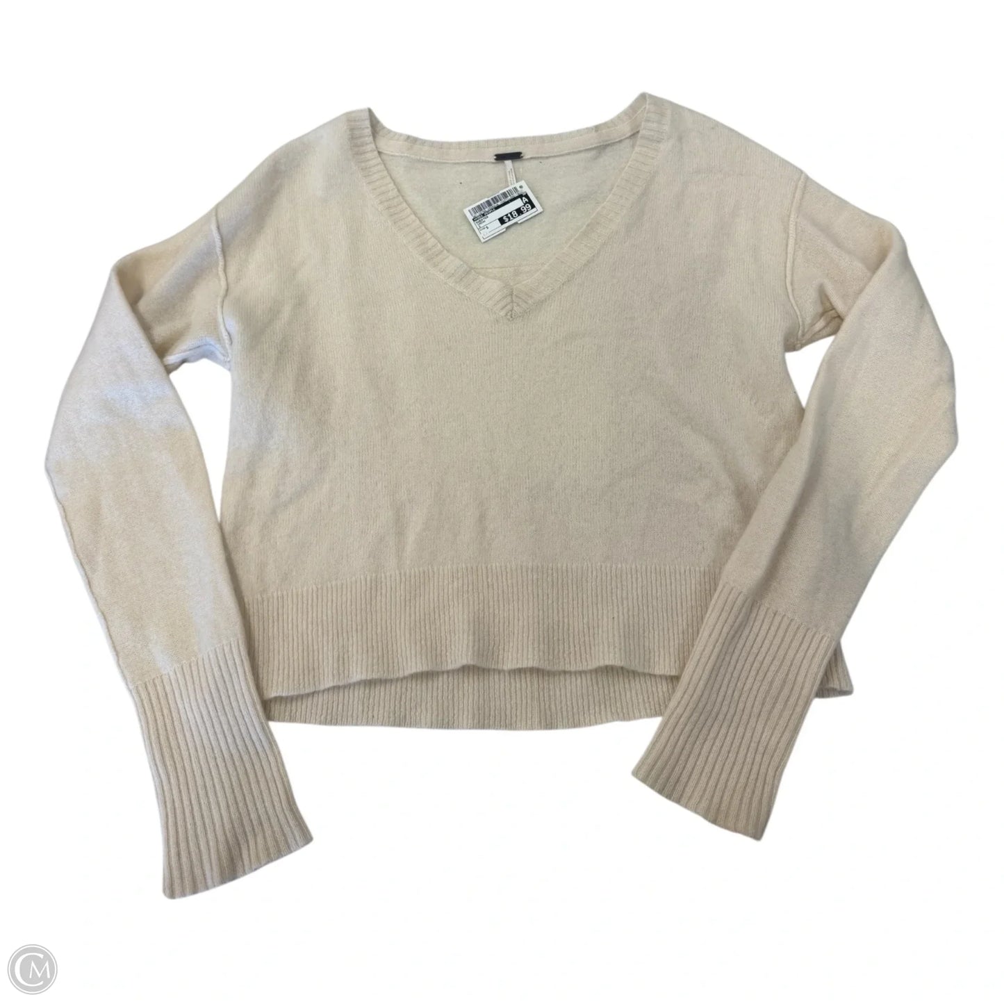 Sweater By Free People In Cream, Size: S