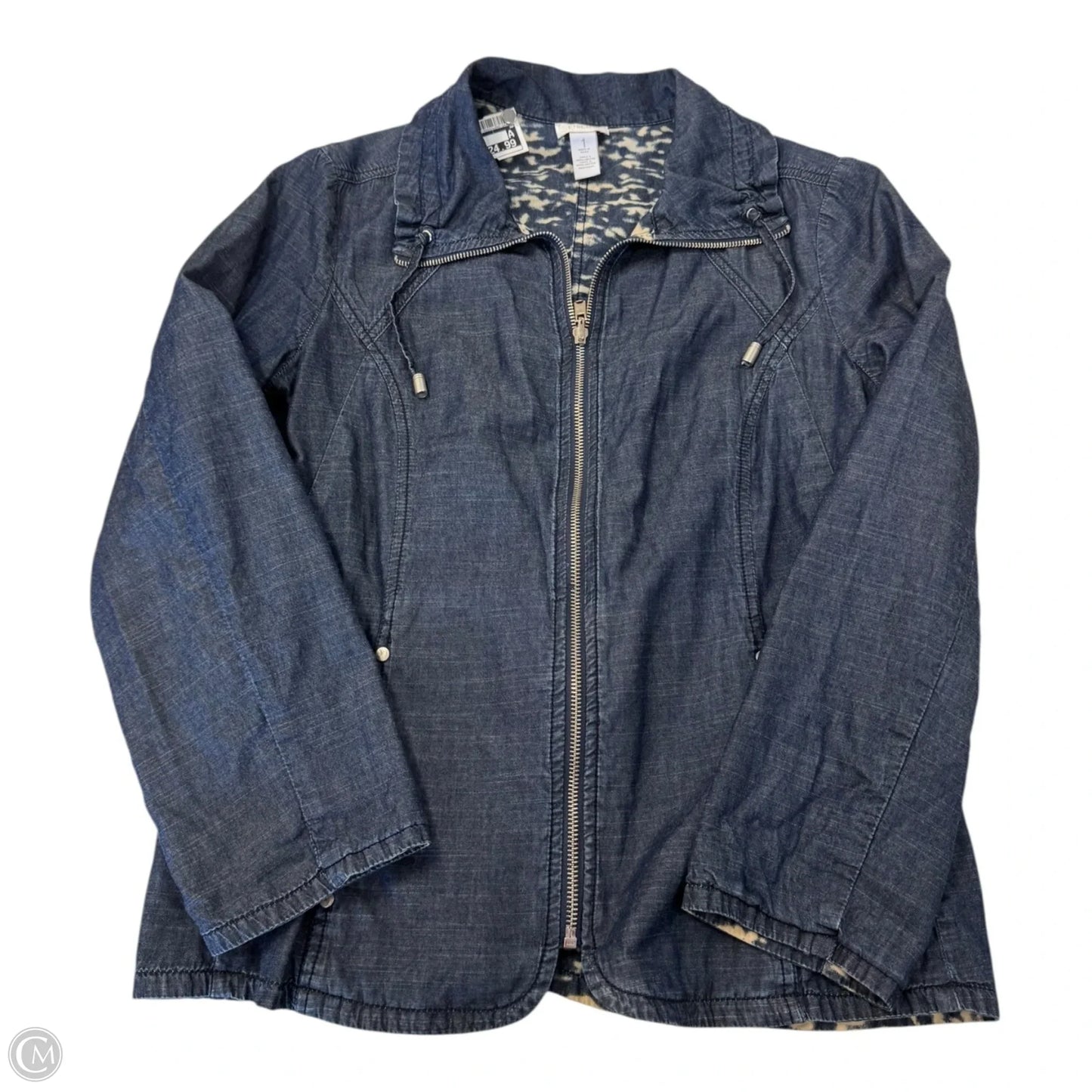 Jacket Other By Chicos In Navy, Size: M