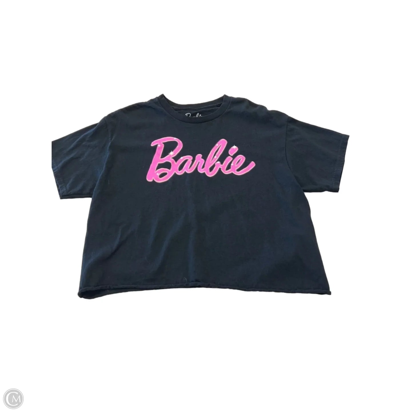 Top Short Sleeve Basic By Clothes Mentor In Black, Size: L