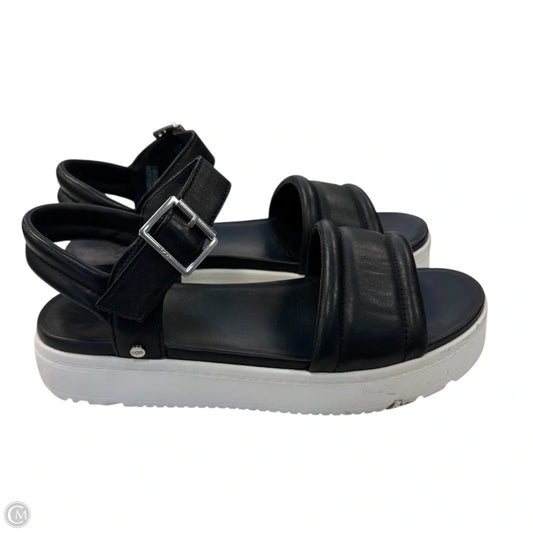 Sandals Designer By Ugg In Black, Size: 6