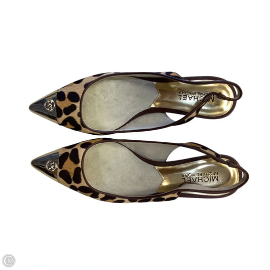 Shoes Heels Kitten By Michael By Michael Kors In Animal Print, Size: 8