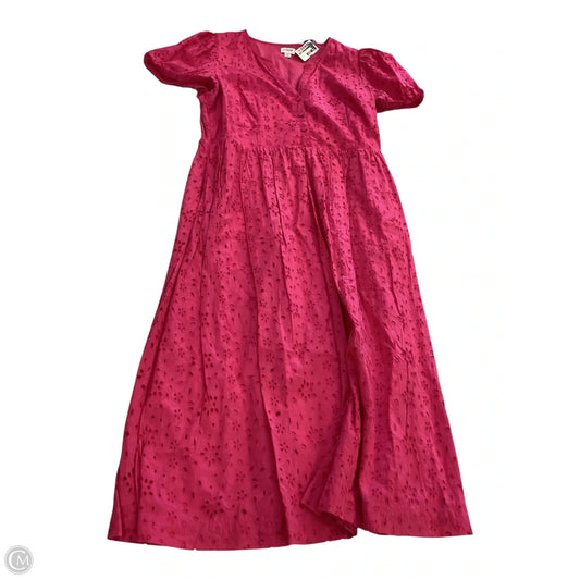Dress Casual Maxi By J. Crew In Pink, Size: 14