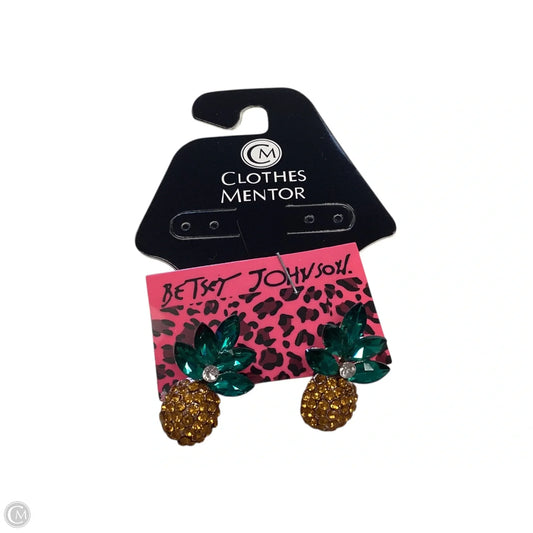 Earrings Dangle/drop By Betsey Johnson
