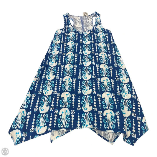Dress Designer By Lilly Pulitzer In Blue & White, Size: S