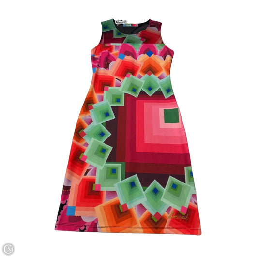 Dress Casual Short By Desigual In Multi-colored, Size: M