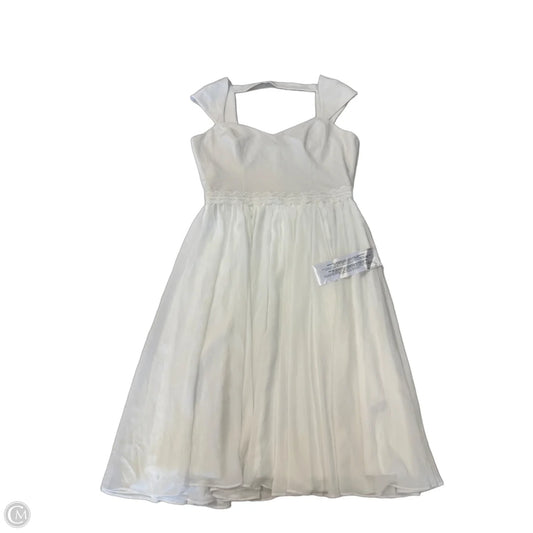 Dress Casual Midi By Dress The Population In White, Size: L