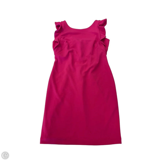 Dress Work By Calvin Klein In Pink, Size: 10