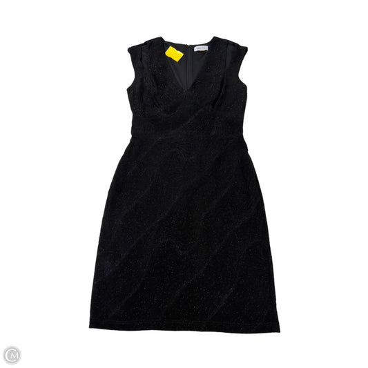 Dress Party Short By Calvin Klein In Black, Size: 4