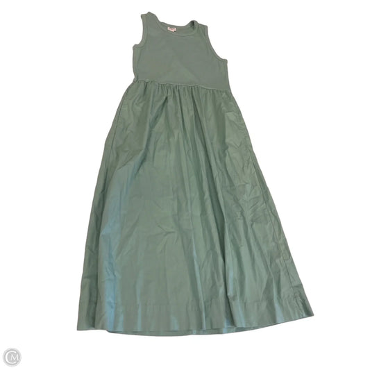 Dress Casual Maxi By J. Crew In Green, Size: Mp