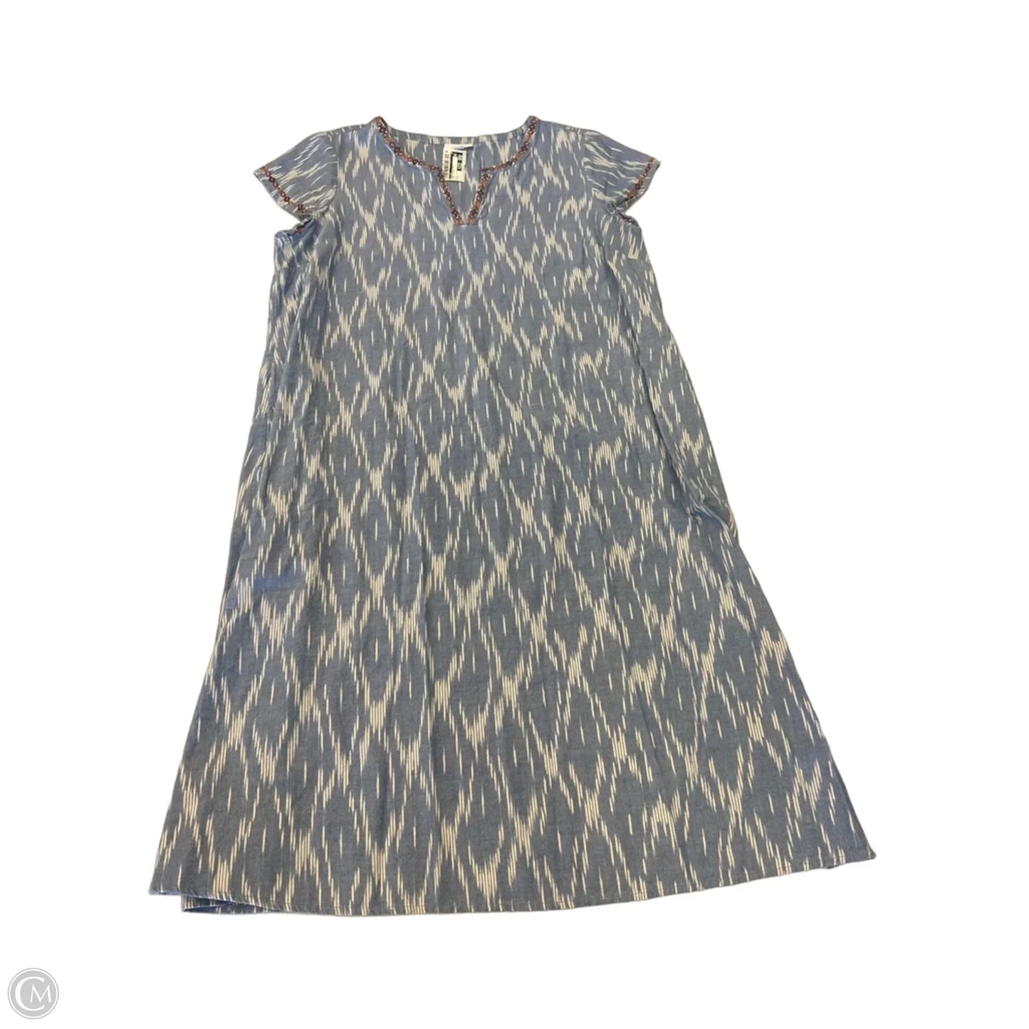 Dress Casual Maxi By J. Jill In Blue, Size: L