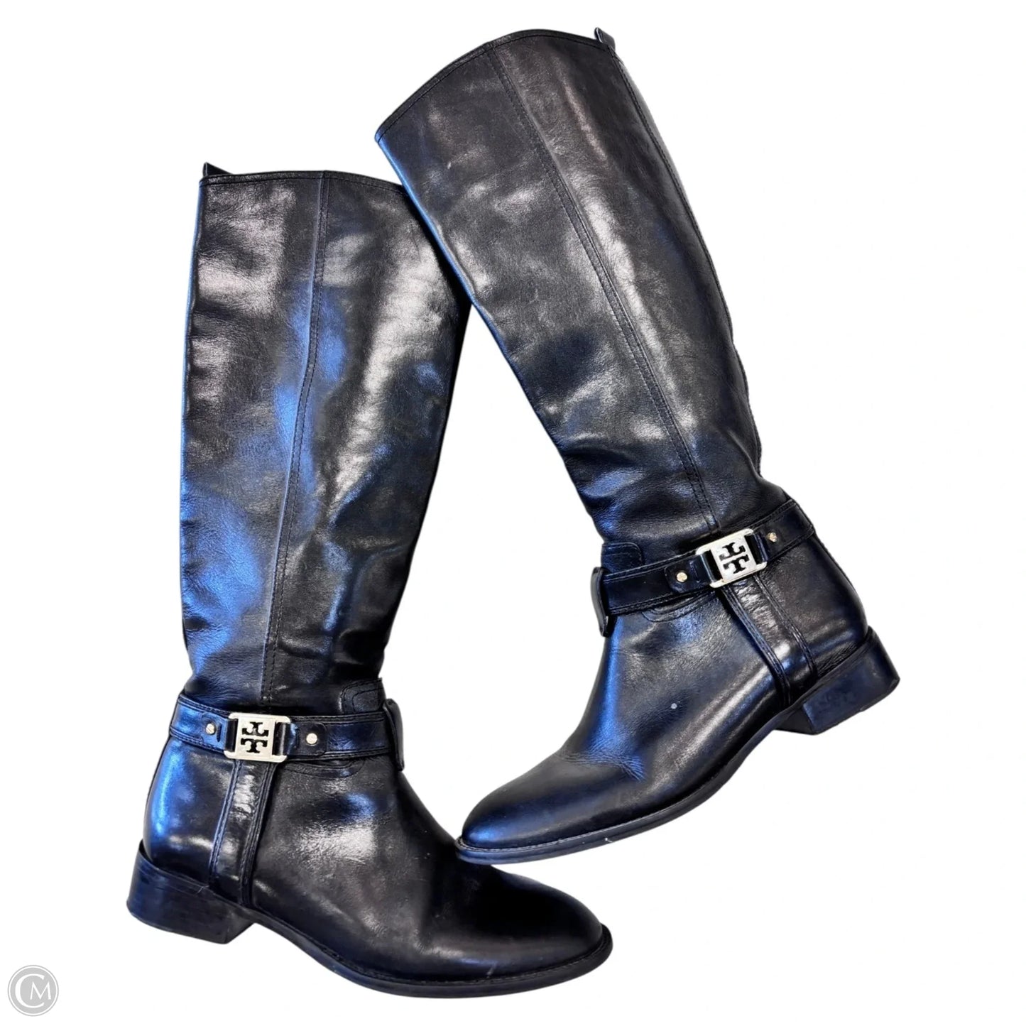 Boots Designer By Tory Burch In Black, Size: 8.5