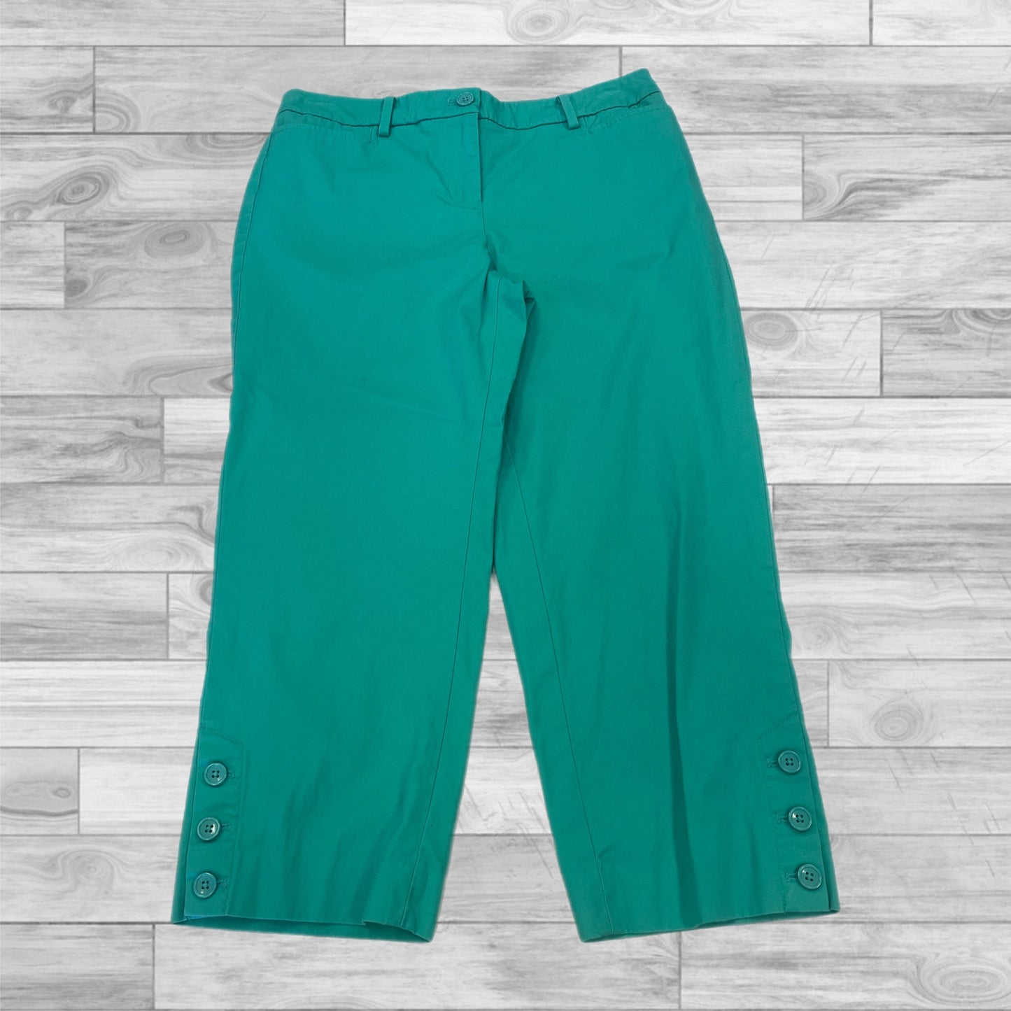 Capris By Talbots In Green, Size: 4