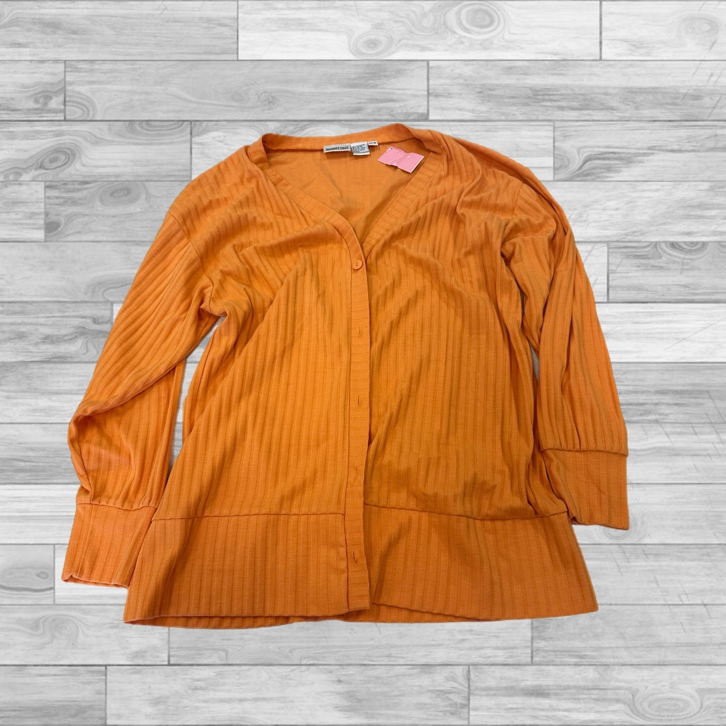 Cardigan By Newport News In Orange, Size: M