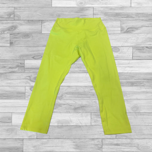 Leggings By Zyia In Chartreuse, Size: Petite