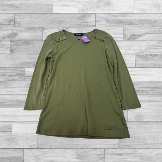 Top 3/4 Sleeve By Ellen Tracy In Olive, Size: S