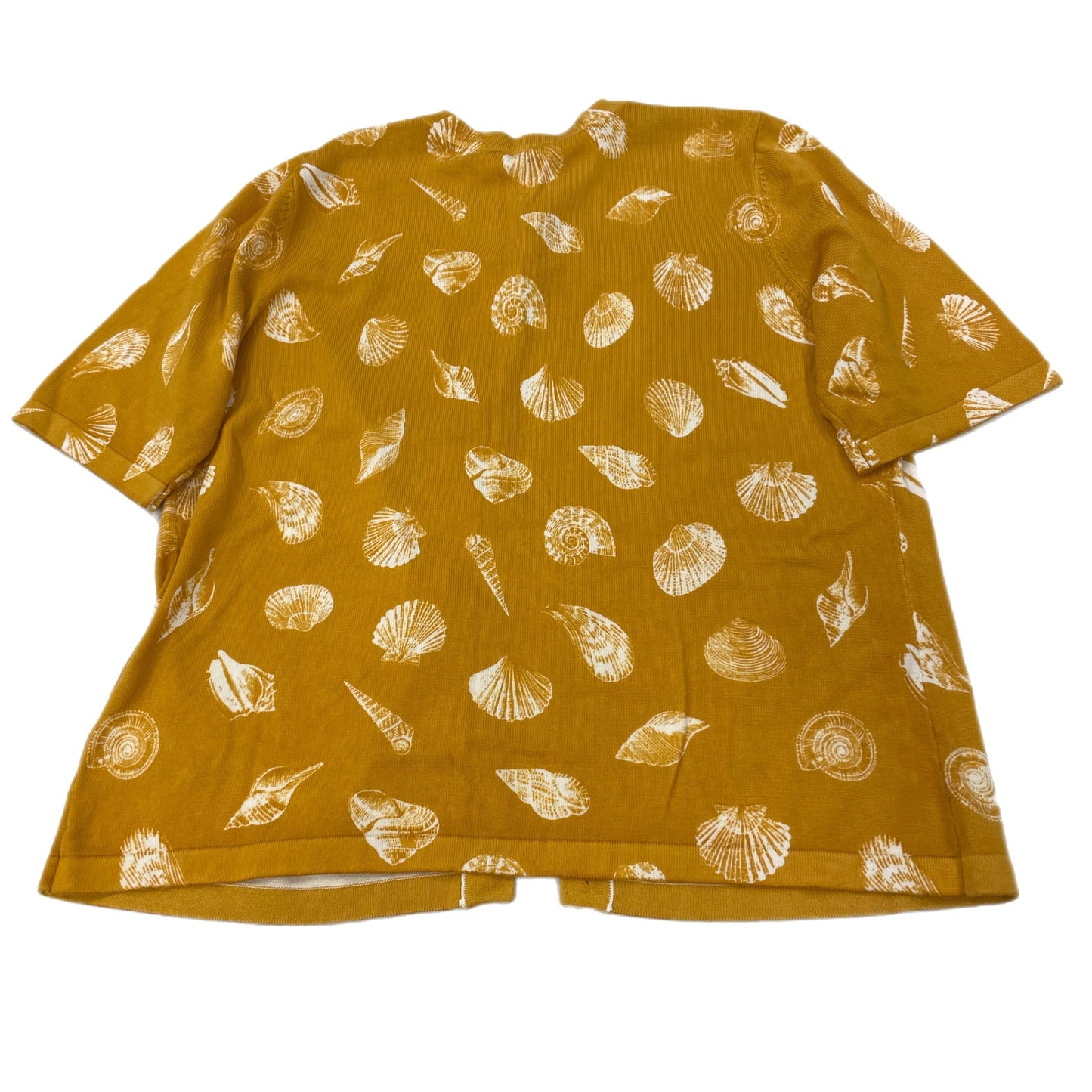 Top Short Sleeve By Isaac Mizrahi In Yellow, Size: S