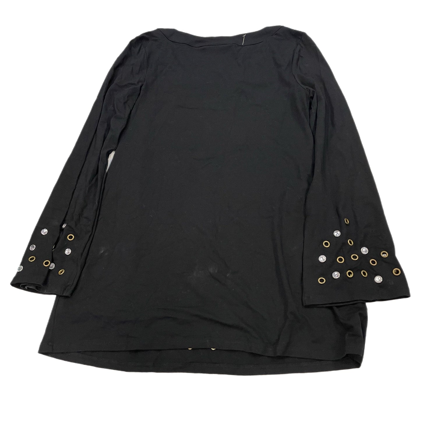 Top Long Sleeve By Inc In Black, Size: M