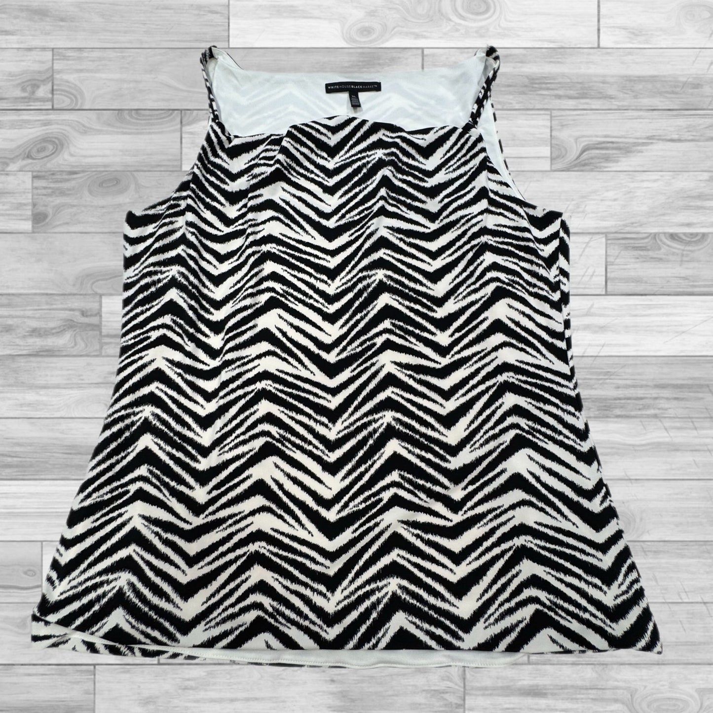 Top Sleeveless By White House Black Market In Animal Print, Size: Xl