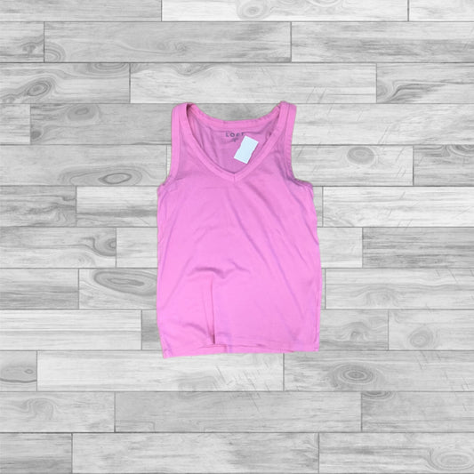 Athletic Tank Top By Loft In Pink, Size: M