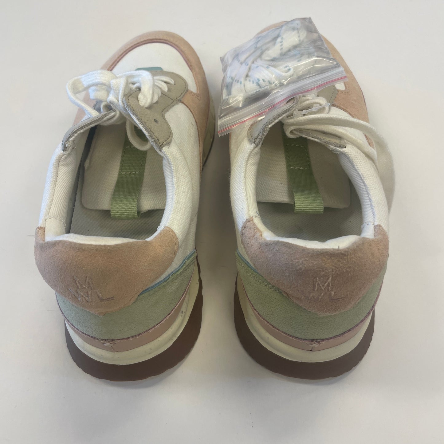 Shoes Athletic By Madewell In Pink & White, Size: 7