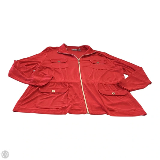 Jacket Other By Chicos In Red, Size: 3 (XL)